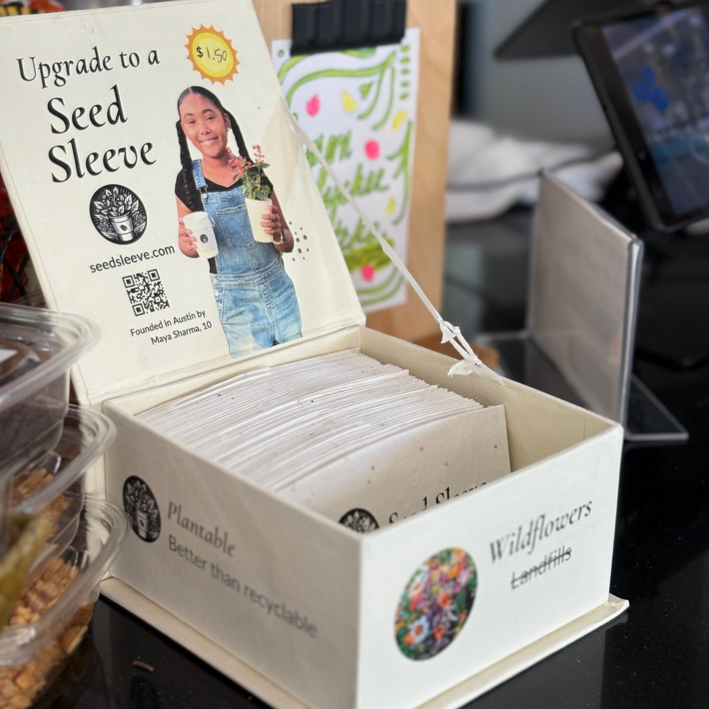 Pre-order: Box of 50 Seed Sleeves ($3 now for samples, $47 later)